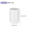 Unique Bargains Ceramic Simple Solid Color No Handle Ceramic Tea Mugs - 2 of 4