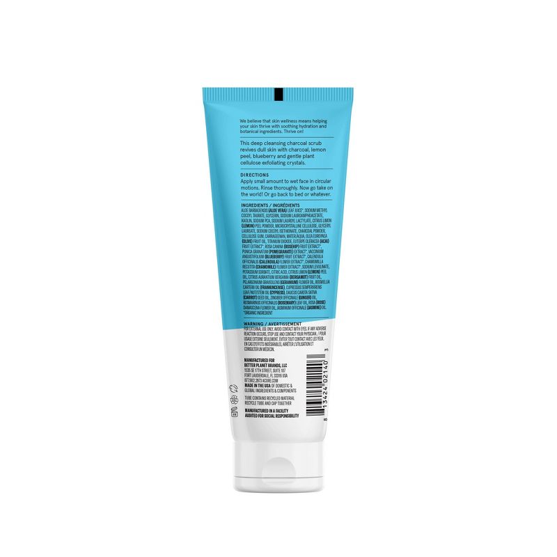 Acure Incredibly Clear Charcoal Lemonade Facial Scrub - Unscented - 4 fl oz, 3 of 8