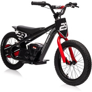 Kids Electric Balance Bike, Electric Dirt Bike for Kids Aged 6-12, 250W Electric Motorcycle, 24V Detachable Battery, 3 Speed Settings - 1 of 4