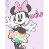 Disney Minnie Mouse Floral Girls Peplum T-Shirt and Leggings Outfit Set Toddler - 4 of 4