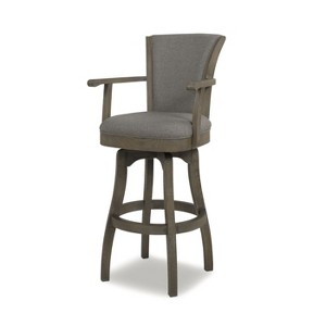 NicBex Dining Chairs Bar Stool Swivel Bar Height Chairs with Armrests, for Dining Room, Home Bar, - 1 of 4