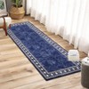 Washable Living Room Bedroom Bordered Geometric Area Rugs Indoor Contemporary Floor Carpet for Home Office - 3 of 4
