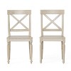 TinyHomie Acacia Wood Dining Chairs, 2-Pcs Set - 3 of 4