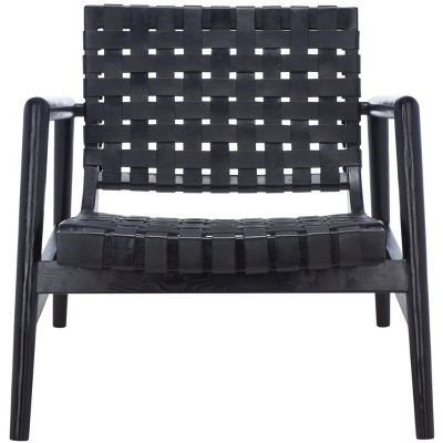 Bellona Leather Woven Accent Chair - ACH1004 - Safavieh