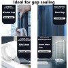 Itopfox Transparent Window Weather Sealing Tape, Residue-Free Clear Insulation Tape for Doors, Windows, and Shower Glass Gaps - 3 of 4