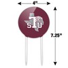 Texas Southern University Primary Logo Acrylic Cake Topper Party Decoration for Wedding Anniversary Birthday Graduation - 2 of 4