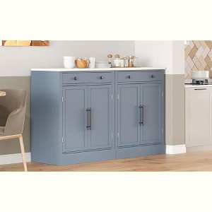 NicBex Kitchen Pantry Sideboard Cabinet with Storage Drawer & 2 Adjustable Shelves & 2 Door Shelves,Coffee Bar Buffet Cabinet for Dining Room - 1 of 4
