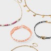 Girls' 5pk Gingham and Cherries Necklace - art class™: Beaded, Chain, Choker Styles, Lobster Clasp - 3 of 3