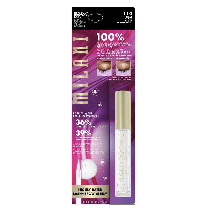 Milani Highly Rated Lash and Brow Serum - 0.14 fl oz, 5 of 6