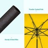 Sonkuki 9 FT Outdoor Patio Umbrella Market Table Umbrella With a Crank for Garden, Deck and Pool - 4 of 4