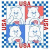 Junior's Care Bears America Cares Bear Patriotic Portraits T-Shirt - image 2 of 4