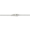 Black Bow Jewelry 1mm Sterling Silver, Round Franco Chain Necklace - 4 of 4