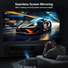 2000 ANSI 4K Full HD Projector with WiFi and Bluetooth, HAPPRUN Movie Home Theater with Auto Focus - 4 of 4