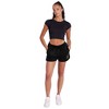 Women's University of California Irvine Primary Logo Casual Drawstring Cotton Sweat Shorts With Pockets - 4 of 4