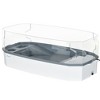 PawHut Turtle Tank Kit with Three-Layer Filtration & Water Circulation, Reptile Enclosure with 2-Level Design, Turtle Habitat Turtle Aquarium - image 4 of 4