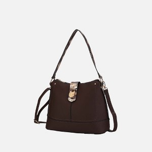 MKF Collection Ezra Snake Embossed Shoulder Trendy Bag by Mia K - 1 of 4