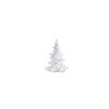 Melrose Flocked Pine Tree Decor (Set of 4) - 4 of 4