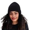 Anna-Kaci Women's Ribbed Knit Beanie Hat with Satin Lining and Folded Cuff - 2 of 4