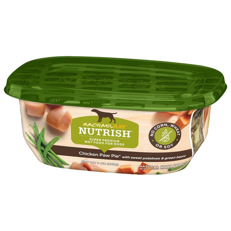 Rachael Ray Nutrish Super Premium Wet Dog Food Chicken Paw Pie with Sweet Potatoes &#38; Green Beans - 8oz, 5 of 9