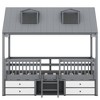 Twin Size Wood House Bed for Bedroom - 4 of 4