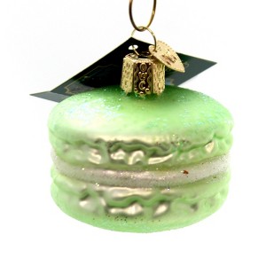 Old World Christmas 2.0 Inch Macaron Ornament French Pastry Tree Ornaments - 1 of 3