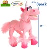 Living Puppets: Spark The Pink Unicorn - 16" Plush Hand Puppet, Handmade - 2 of 4