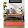 Design Imports Classic Ribbed Fringe - Vintage Red - 2 Ft 6 In X 6 Ft - 3 of 4