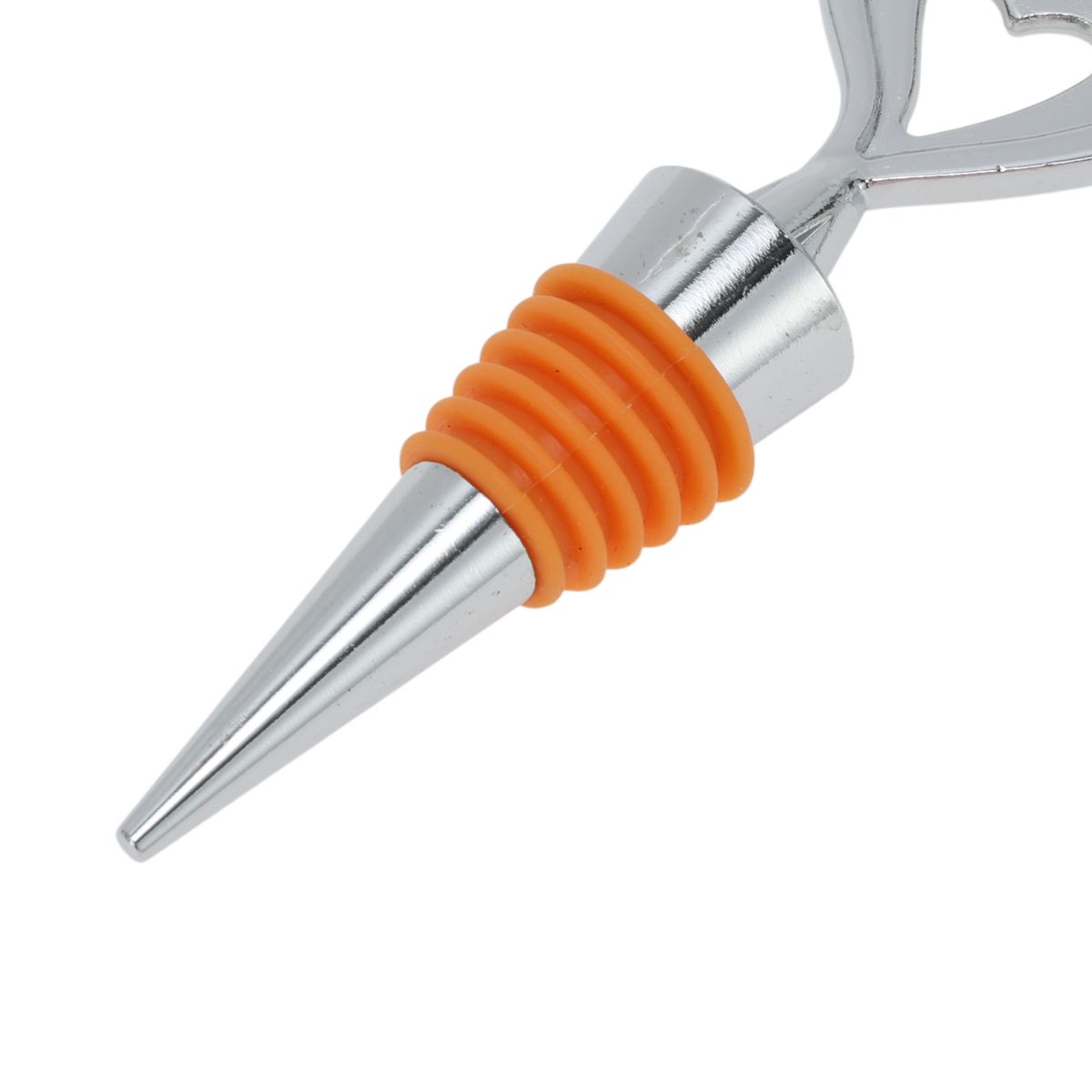 Unique Bargains Double Heart Stopper Aluminum Alloy TPE 4.37"x1.89"x0.79" 1 Pc - thumbnail 6