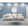 Elegant Lighting Metal frame Round Mirror with decorative hook 28 inch Brass finish - 4 of 4