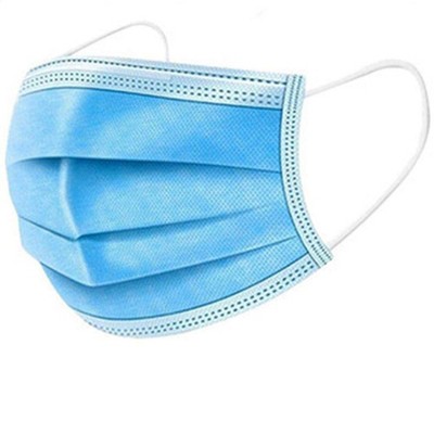 Kemp 3-Ply Non-Medical Disposable Face Masks in Blue - 50 Per Box