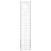 vidaXL Gabion Basket Post 15.7 in.x15.7 in.x70.9 in. Iron - 3 of 4