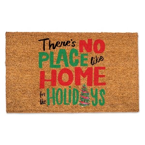 Creative Products There's No Place like Home for the Holidays Typography 30 x 18 Door Mat - 1 of 1