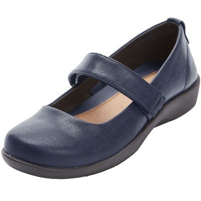 Comfortview Women's (wide Widths Available) The Carla Mary Jane Flat ...