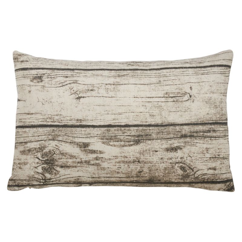 Saro Lifestyle Printed Wood Down Filled Throw Pillow, 1 of 3
