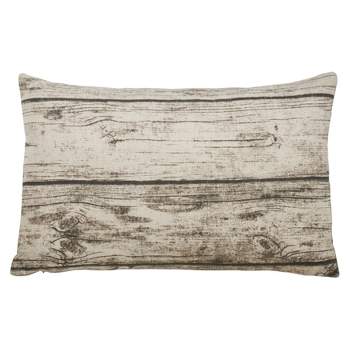 Saro Lifestyle Printed Wood Down Filled Throw Pillow