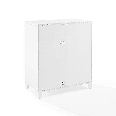 White Recessed Panel Stackable Kitchen Pantry Cabinet