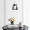 6.25" Adjustable Metal Ira Drop Pendant Black - JONATHAN Y: UL Listed, Kitchen Island Lighting - 3 of 4