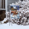 Briarwood Lane Winter Garden Flag 12x18 For Outdoor Winter Cabin Deer For Winter Garden Flag Flags For Outside - 4 of 4
