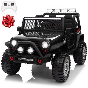 JOYRACER 24V 2-Seater Ride-On Toys Truck for Kids, 4×200W Motors, Electric Toys Car w/ 4 Wheels Spring Suspension, 3 Speeds, LED, Bluetooth Music - 1 of 4
