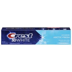 Crest 3D White Advanced Fluoride Anticavity Arctic Fresh Toothpaste 4.9 oz - 1 of 3