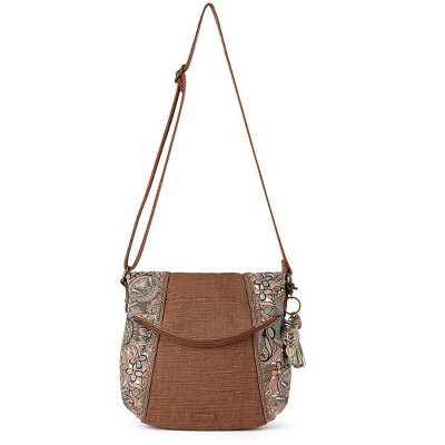 Sakroots Women's Artist Circle Foldover Crossbody, Sienna Spirit Desert ...