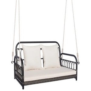 45"2-Person Outdoor Hanging Chair with Ropes - 1 of 4