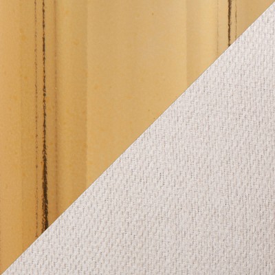Elegant Daniella Cream Fabric Counter Stool with Gold Metal Frame