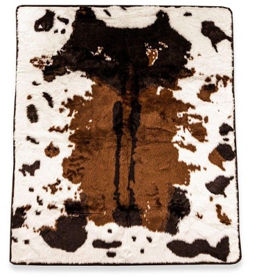 brown cowhide