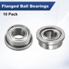 Unique Bargains Chrome Steel Multipurpose Use Flanged Ball Bearing 10 1/8" x 1/4" x 1/9" - 4 of 4