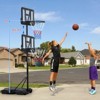 Kids Basketball Hoop,Outdoor Portable Adjustable Basketball Goal System with Height Adjustable 5-7 FT, 28" Backboard & Wheels - 2 of 4