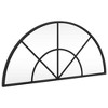 vidaXL Wall Mirror Black 23.6 in.x11.8 in. Arch Iron - 2 of 4