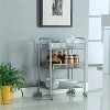 LunaLulinlk 3-Tier Rolling Cart Metal Utility Cart with Wheels Storage Cart for Office Kitchen - 3 of 4