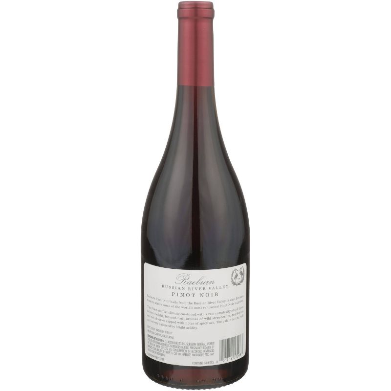 Raeburn Pinot Noir Red Wine - 750ml Bottle, 3 of 4