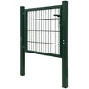 vidaXL 2D Fence Gate (Single) Green 41.7"x51.2" - 3 of 4